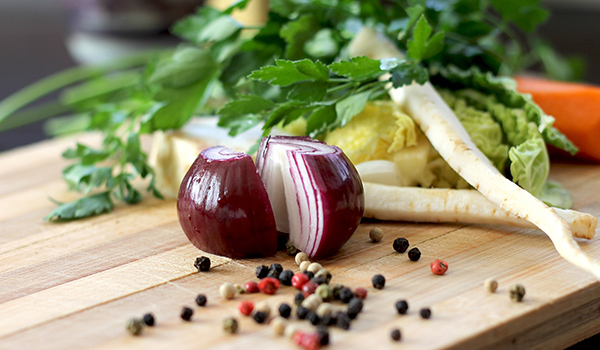 Fresh ingredients on a table